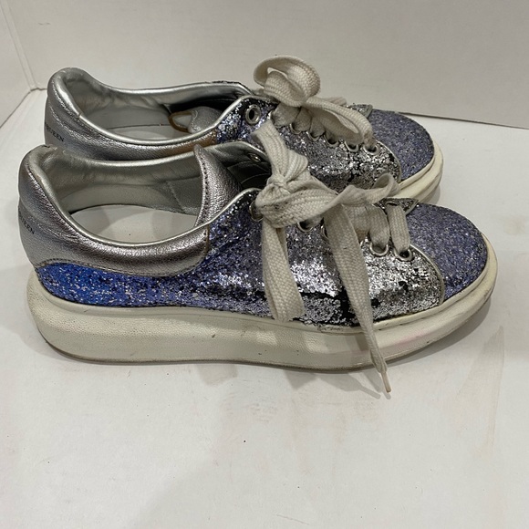 Alexander McQueen glitter platform sneakers - Picture 2 of 7